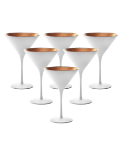 Stölzle Elements Cocktailglas wit/brons 240ml | 6 stuks