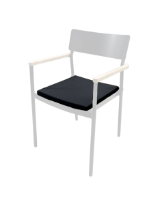 XSeat Stoelkussen Chloe touwsluiting zwart