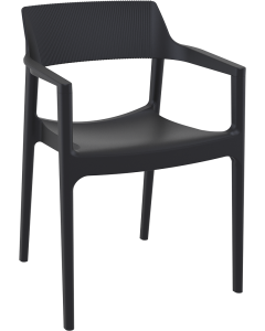 Siesta Stoel Outdoor Tulum zwart