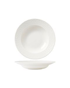 Steelite Morella Mid Rim Diep Bord wit 24cm