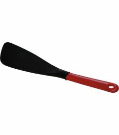 Hendi Bakspatel zwart met rood handvat 280mm 