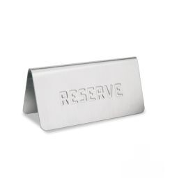 SupremInox Tafelbordje "Reserve" RVS 