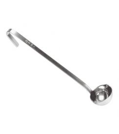 Sauslepel RVS 30ml 22cm