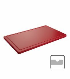 CaterChef Snijblad rood 40x25x2cm geul