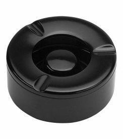 Waca Terrasasbak melamine zwart Ø10cm