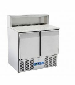 Saladette Line 2 Deuren - 5Xgn1/6 - Met Ingebouwde Saladette