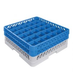 Voetglazenkorf 36-vaks - 2 zijden