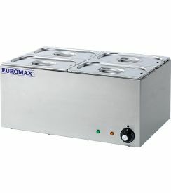 Euromax Bain-marie hetelucht 1/1GN 150mm diep