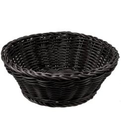 C&T Prof Mandje rond plastic zwart Ø20xH8cm