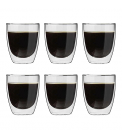 Papillon Dubbelwandig glas 200ml | 6 stuks