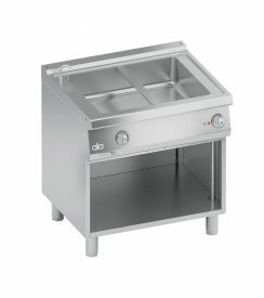 ATA Bain-Marie Elektrisch 2/1GN met open onderstel 