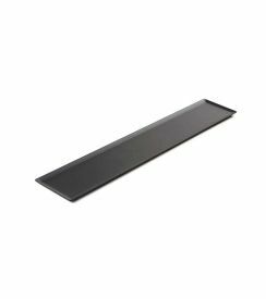 Lineoplus Presentatieschotel zwart smoke 600x200x5mm 