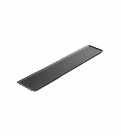 Lineoplus Presentatieschotel zwart smoke 600x105x5mm 