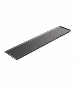 Lineoplus Presentatieschotel zwart smoke 600x150x5mm 