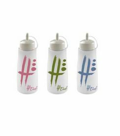 Hega Doseerfles Gradue-decor wit 250ml 