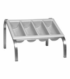 Bestekbakhouder RVS incl. 1 bestekbak 52,6x51xH32,8cm