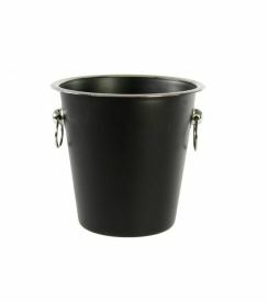 C&T Champagne-emmer zwart Ø21xH21cm