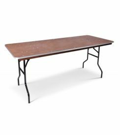 Bankettafel Drente alu-rand 153x76xH76cm