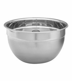 Beslagkom RVS 1,5L 18cm