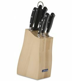  Arcos Riviera Messenblok hout zwart 6-delig 
