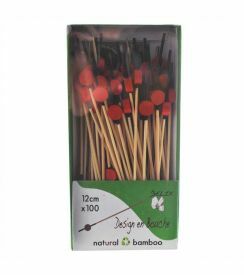 Belix Brochettes spiesjes rood-zwart 12cm | 100 stuks
