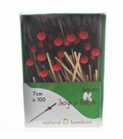 Belix Brochettes spiesjes rood-zwart 7cm | 100 stuks