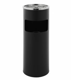 Vepa Bins As- en papierbak mat zwart 12,5L