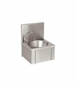 Handwasbakje met rond spoelbakje 350x380x540 mm