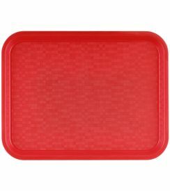Dienblad PP rood 45,5x35,5cm
