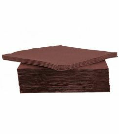C&T Prof Servetten Textiel-Touch bruin 38x38cm | 40 stuks