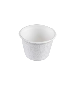Bagasse Cup suikerriet 140ml Ø106xH38,6mm | 50 stuks