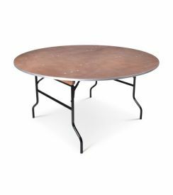 Bankettafel Drente alu-rand Ø165xH76cm