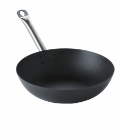 Point-Virgule Wokpan carbonstaal antikleef 30cm 