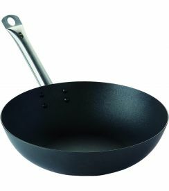 Point-Virgule Wokpan carbonstaal antikleef 30cm 