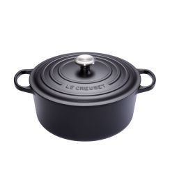 Le Creuset Braad-/stoofpan mat zwart 30cm 