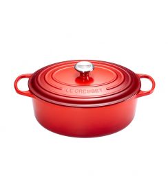 Le Creuset Stoofpan Cerise ovaal 7,5L 33cm