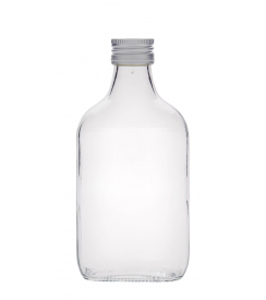 Glazen Fles Pocket met dop 200ml