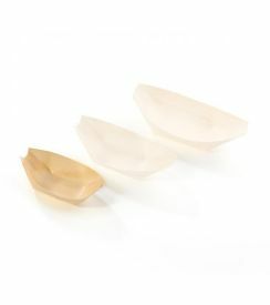Sier Bootje FSC hout 65x42mm | 100 stuks
