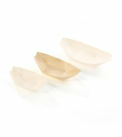 Sier Bootje FSC hout 80x45mm | 100 stuks