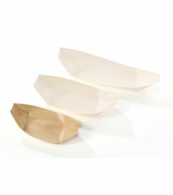 Sier Bootje FSC hout 140x77mm | 100 stuks