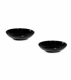 Schaaltje melamine rond zwart 9cm