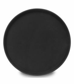 Dienblad antislip zwart 28cm