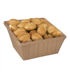 Broodmand gevlochten 45x42cm