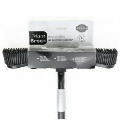 Rubberbrush grijs/zwart