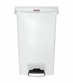Rubbermaid Vuilnisbak Slim Jim wit 50L 