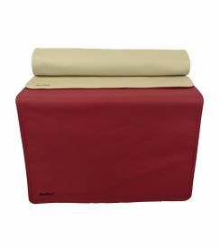 Pavelinni Tafelloper dubbel bordeaux-beige 45x120cm 