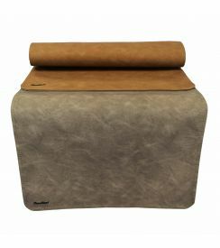 Pavelinni Tafelloper dubbel bruin-camel 45x120cm