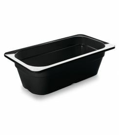 Melamine schaal GN 1/3 65mm zwart