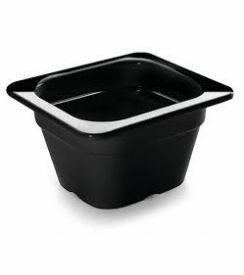 Melamine schaal GN 1/6 100mm zwart