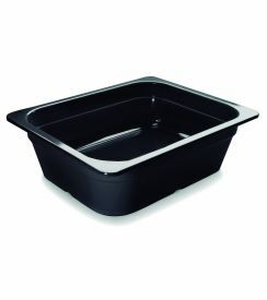 Melamine schaal GN 1/2 65mm zwart